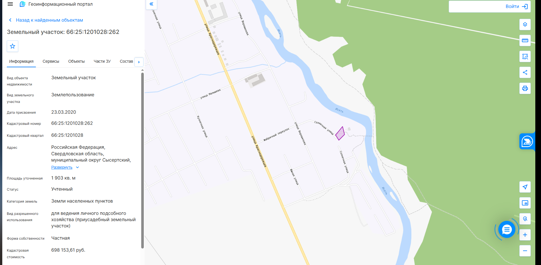 Кадастровая карта